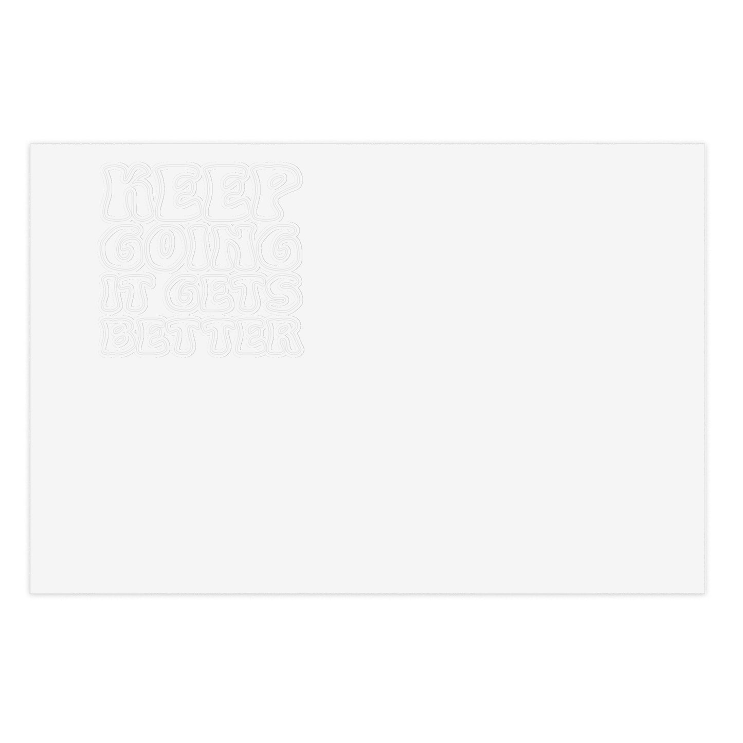 Good Vibes - Keep Going - Holographic Sticker