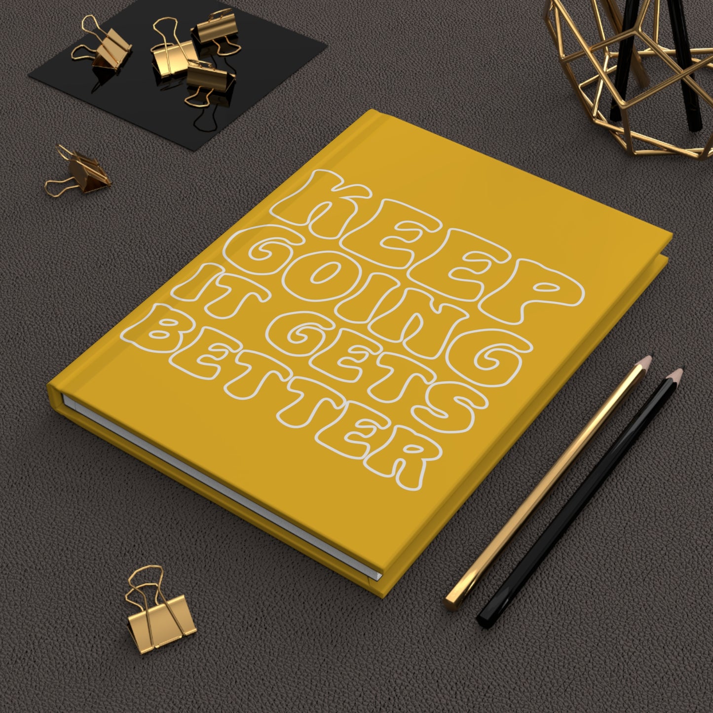 Good Vibes - Keep Going Hardcover Journal