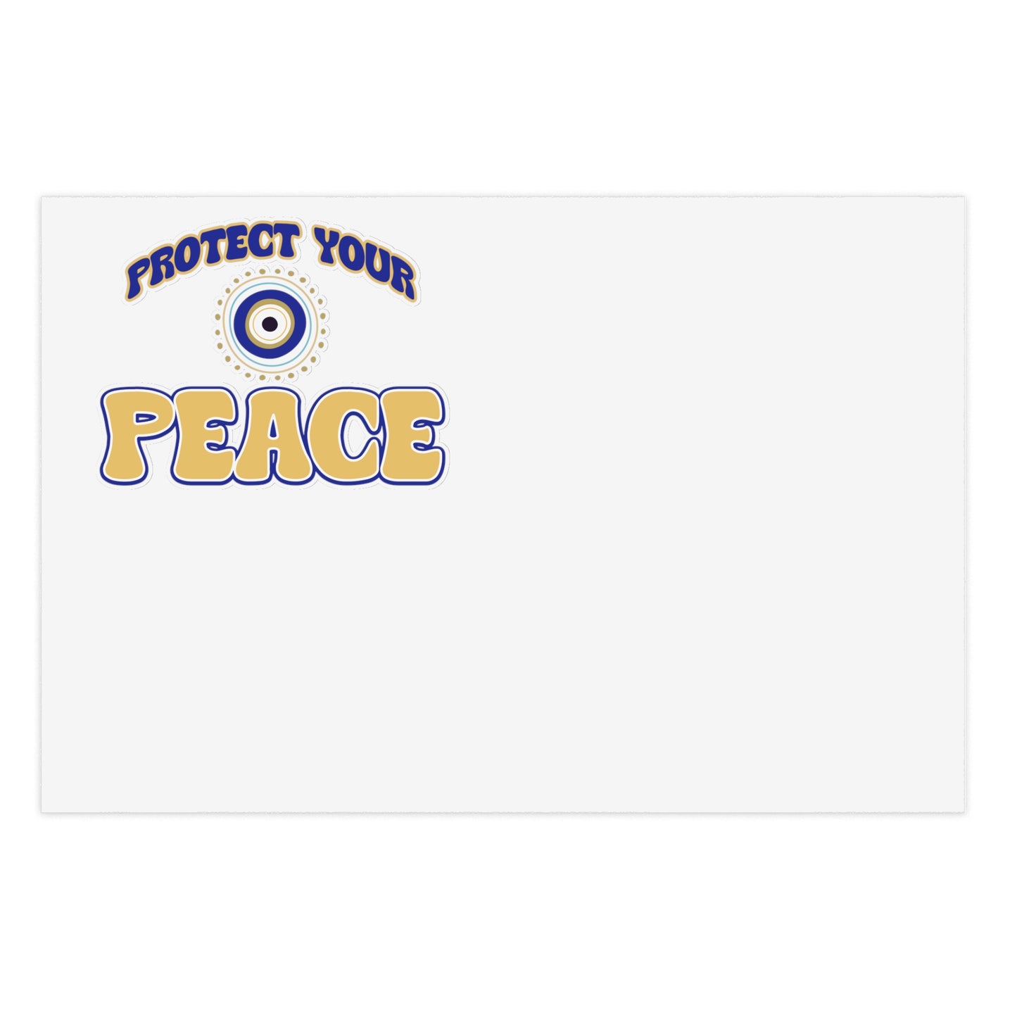 Good Vibes -  Peace - Holographic Sticker