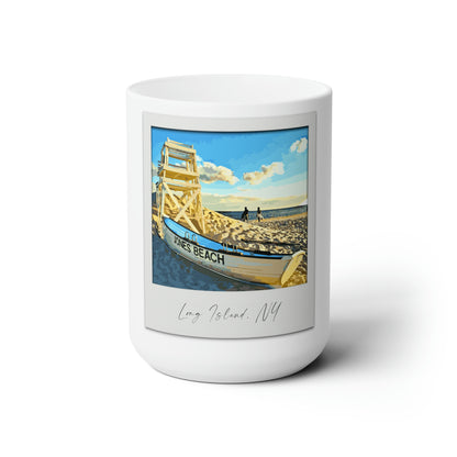 Summertime Summertime - Jones Beach - Ceramic Mug 15oz