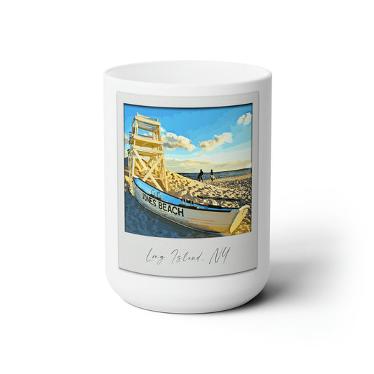 Summertime Summertime - Jones Beach - Ceramic Mug 15oz