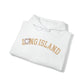 Long Island Love -  Collegiate Heart - Hooded Sweatshirt