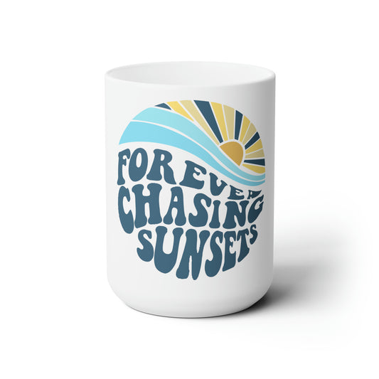 Summertime Summertime - Sunsets - Ceramic Mug 15oz