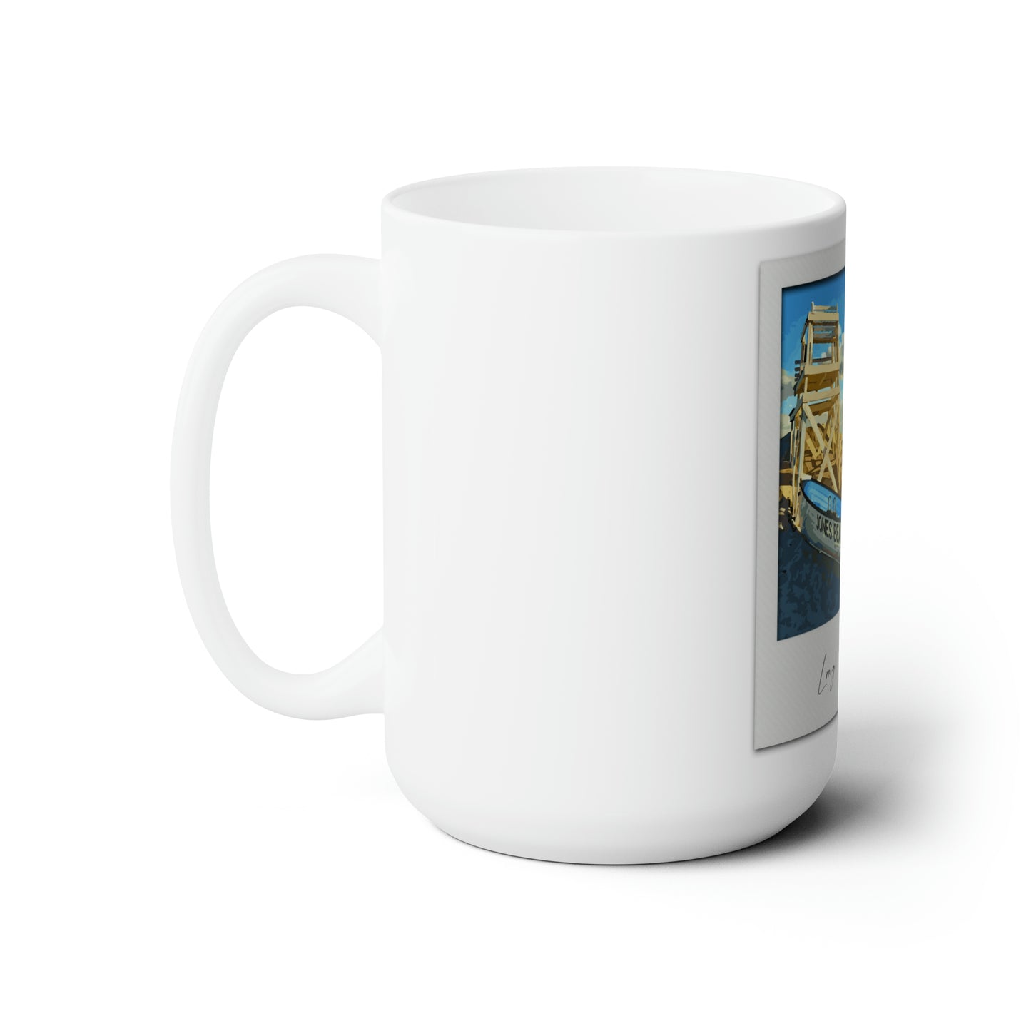 Summertime Summertime - Jones Beach - Ceramic Mug 15oz