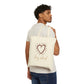 Long Island Love -  Large Heart - Cotton Canvas Tote Bag