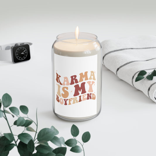 V Day -  Karma Vanilla Scented Candle, 13.75oz