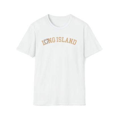 Long Island Love -  Collegiate Heart T-Shirt