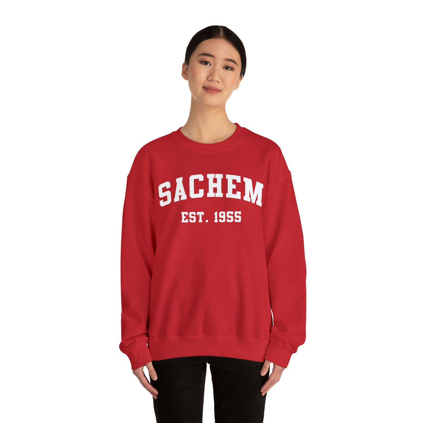 Sachem Spirit - Collegiate 3- Crewneck Sweatshirt