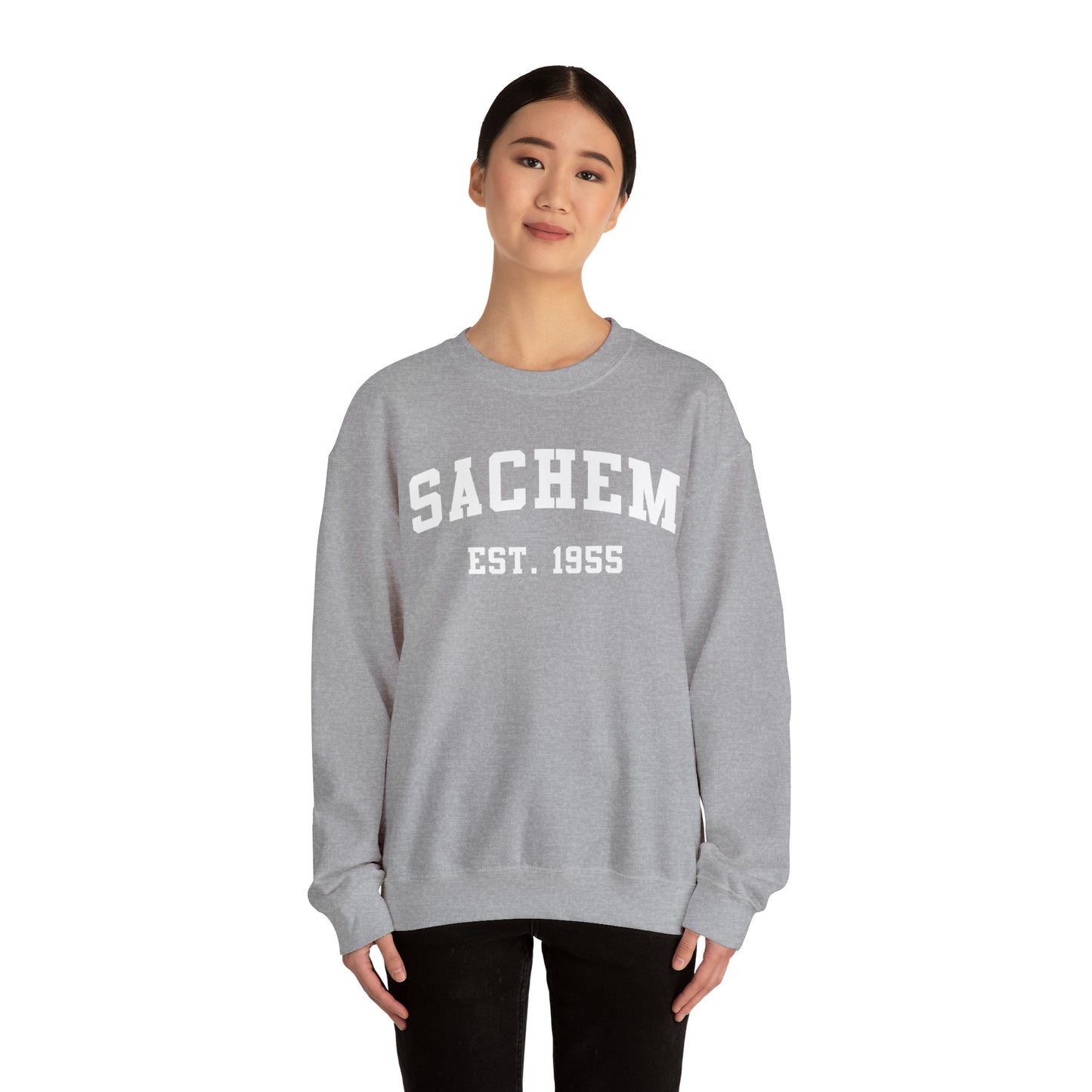 Sachem Spirit - Collegiate 3- Crewneck Sweatshirt