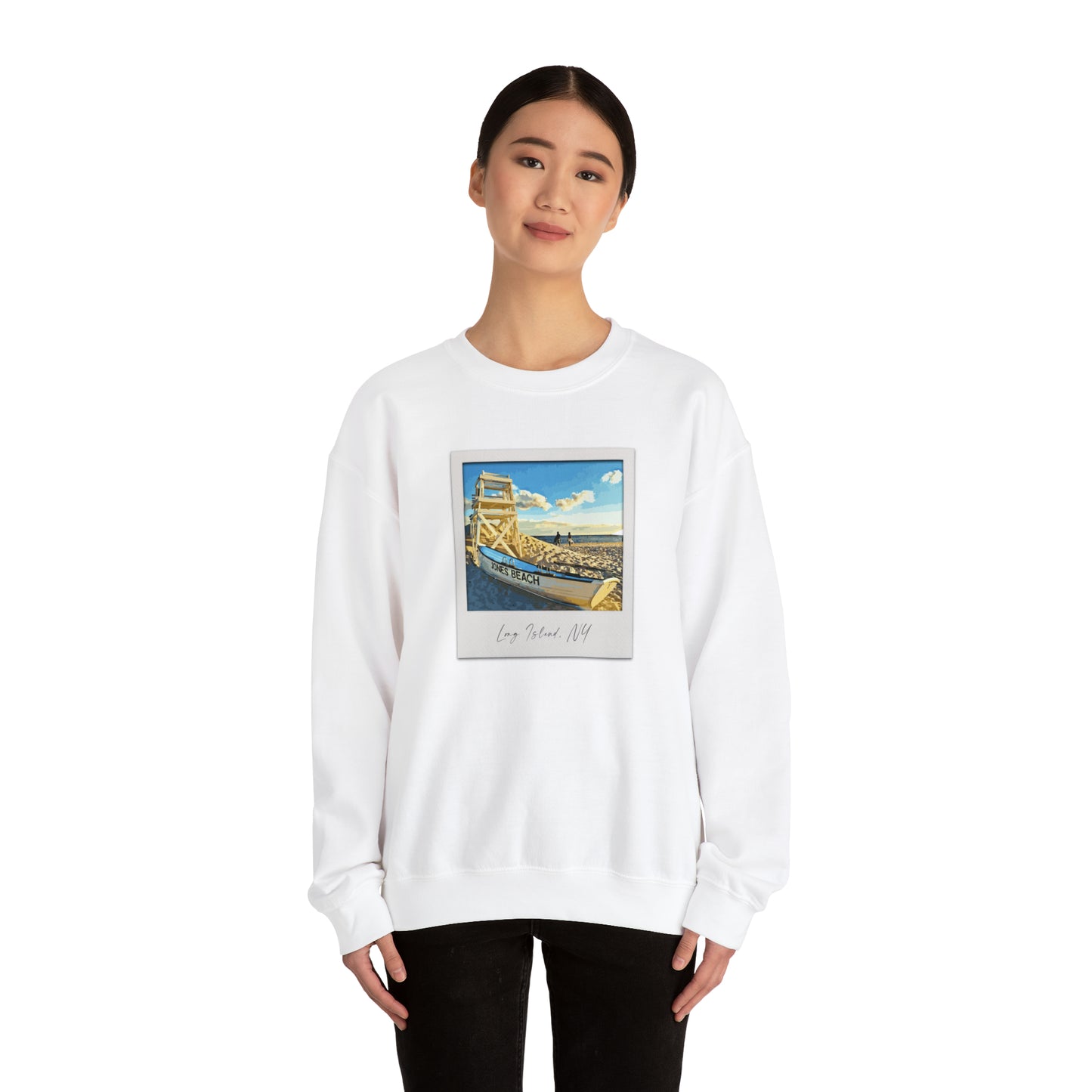 Summertime Summertime - Jones Beach - Crewneck Sweatshirt