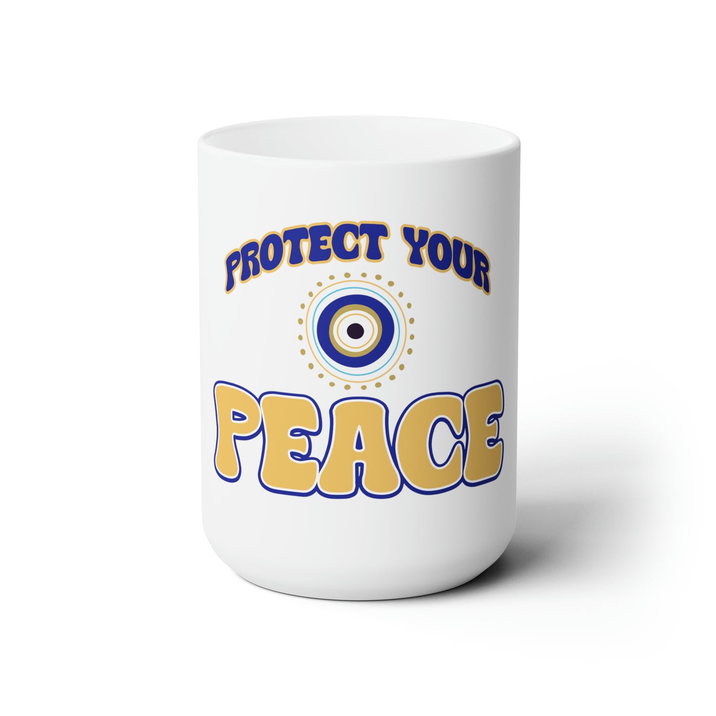 Good Vibes -  Peace - Ceramic Mug 15oz