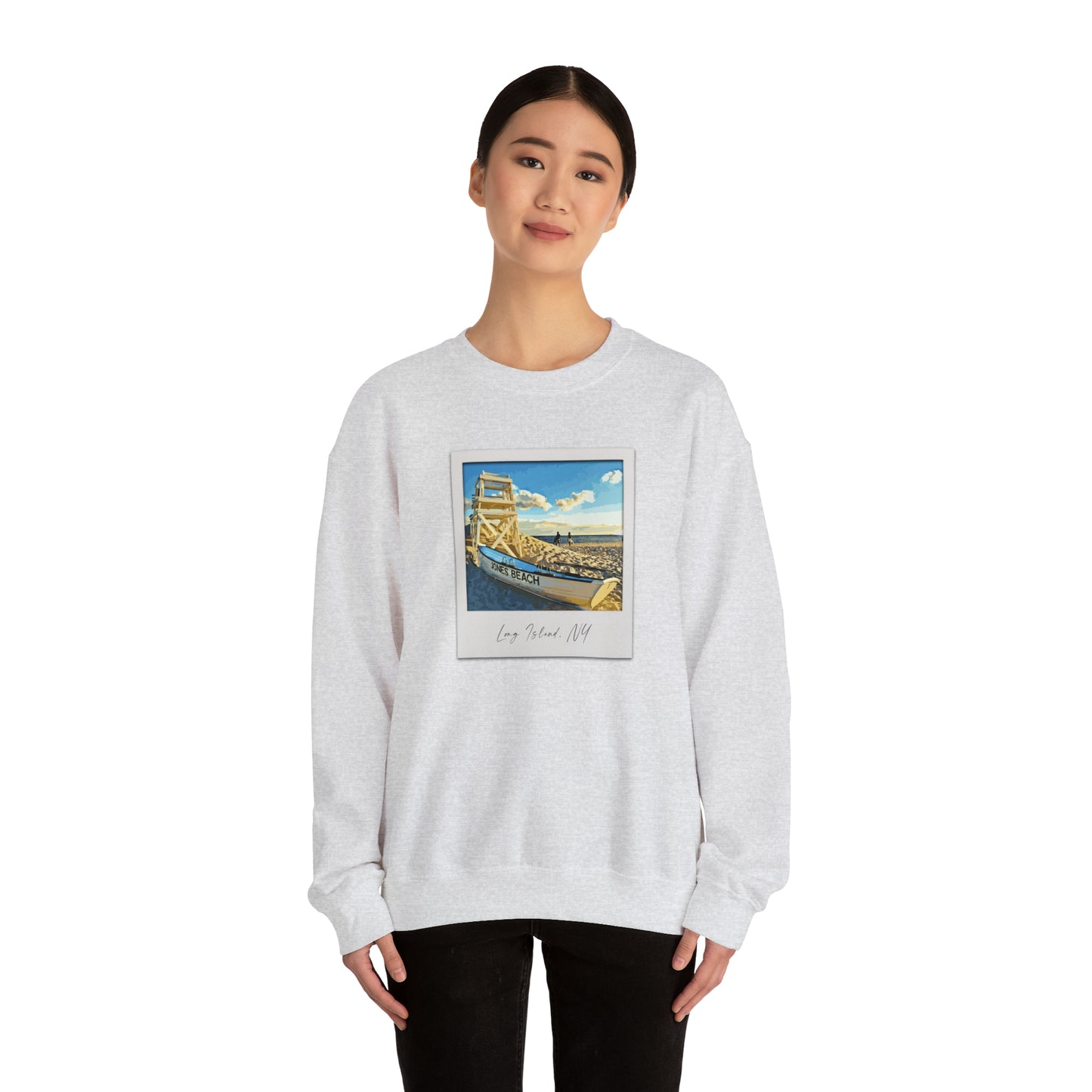 Summertime Summertime - Jones Beach - Crewneck Sweatshirt