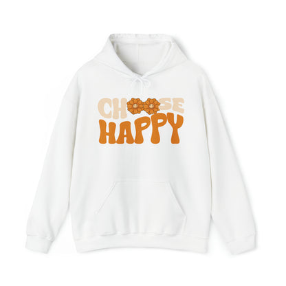 Good Vibes -  Choose Happy - Hooded Sweatshirt