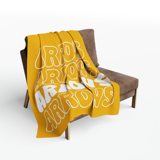 Sachem Spirit -  Arrows: North Arctic Fleece Blanket