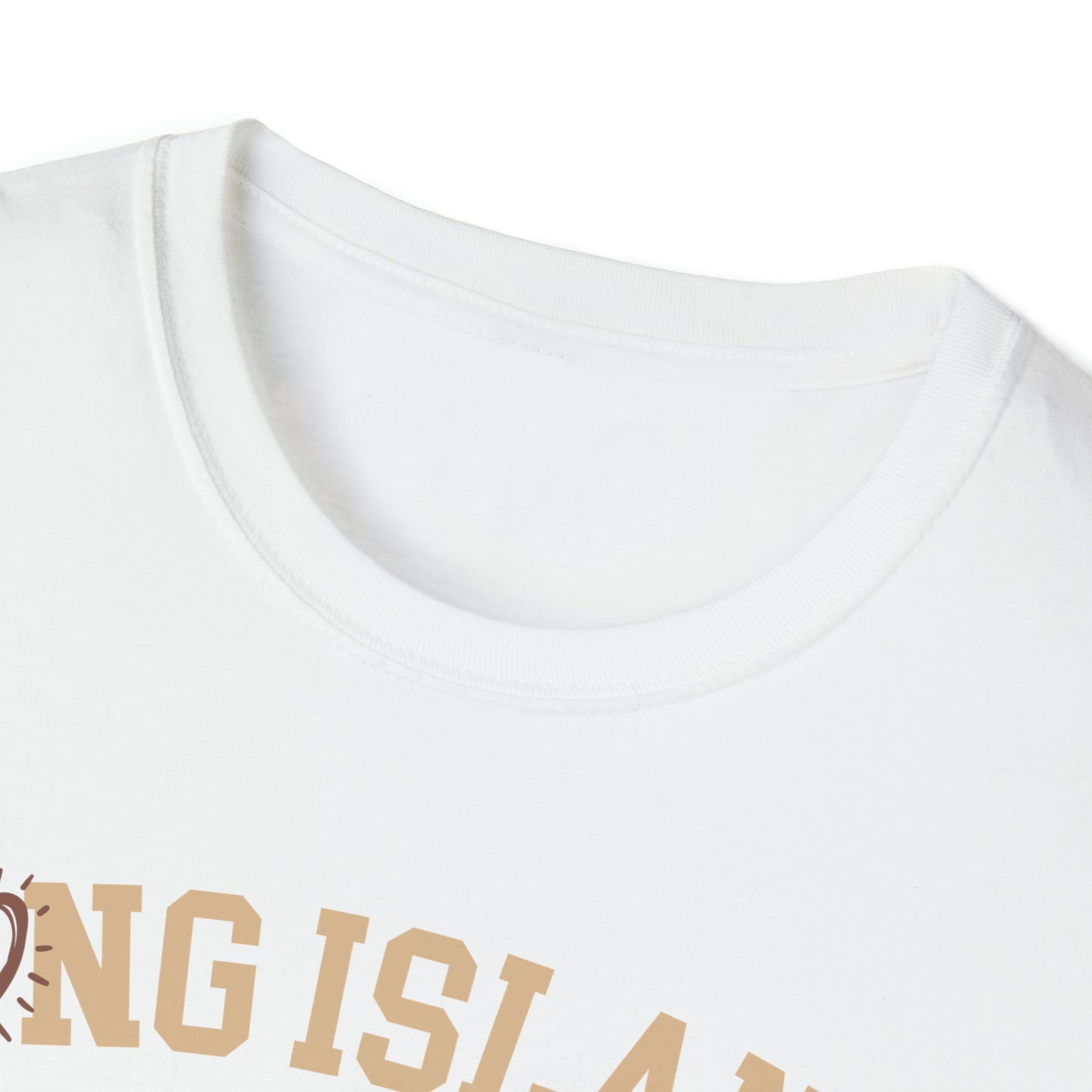Long Island Love -  Collegiate Heart T-Shirt