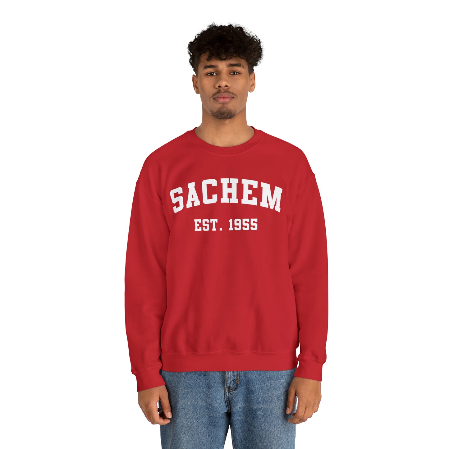 Sachem Spirit - Collegiate 3- Crewneck Sweatshirt