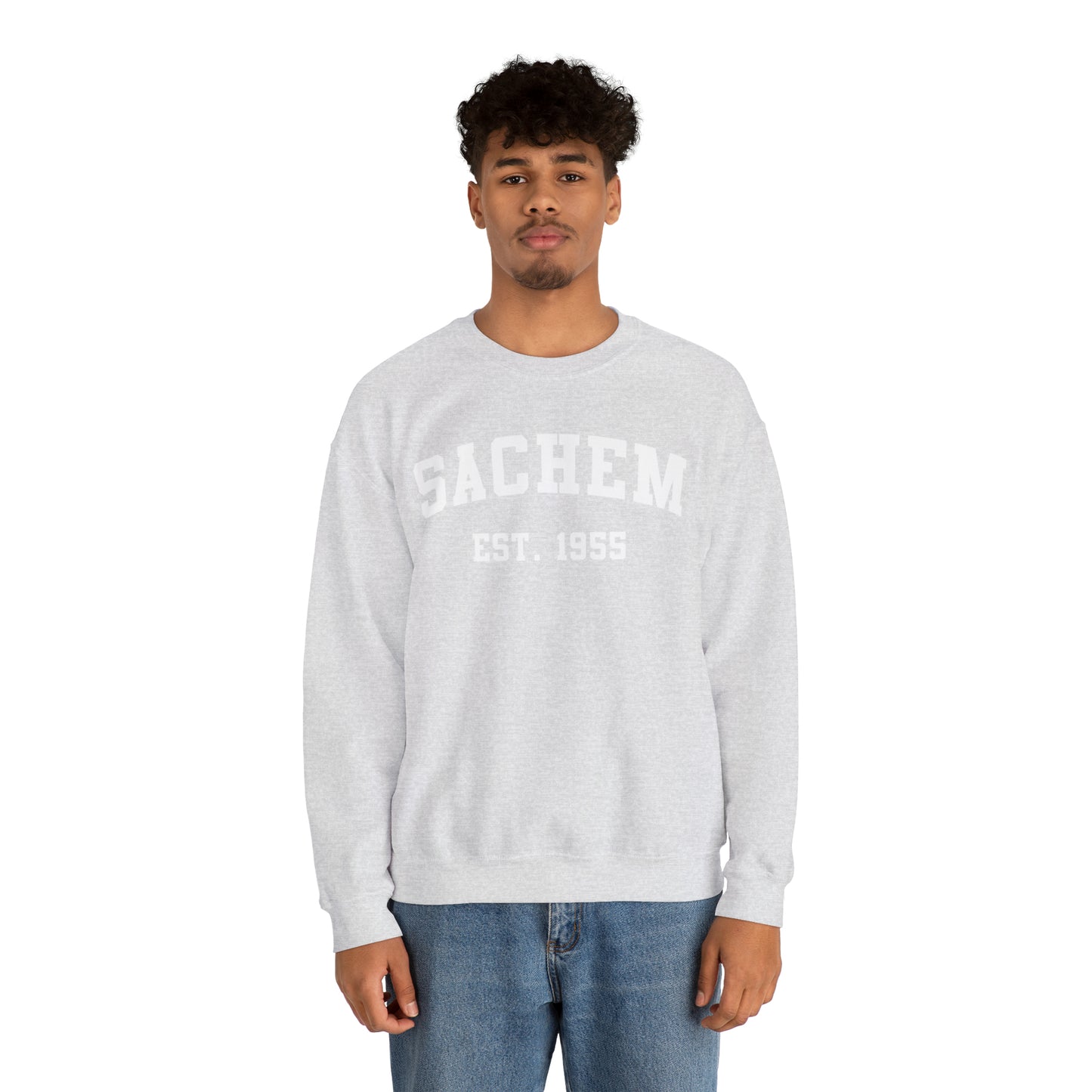 Sachem Spirit - Collegiate 3- Crewneck Sweatshirt