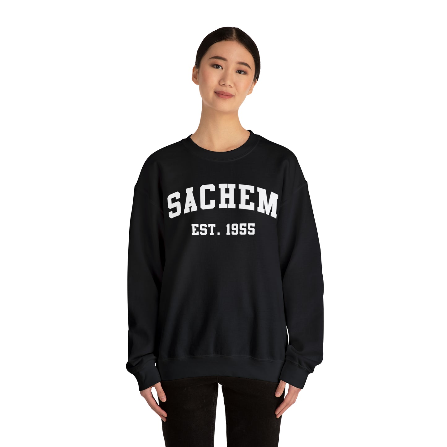 Sachem Spirit - Collegiate 3- Crewneck Sweatshirt