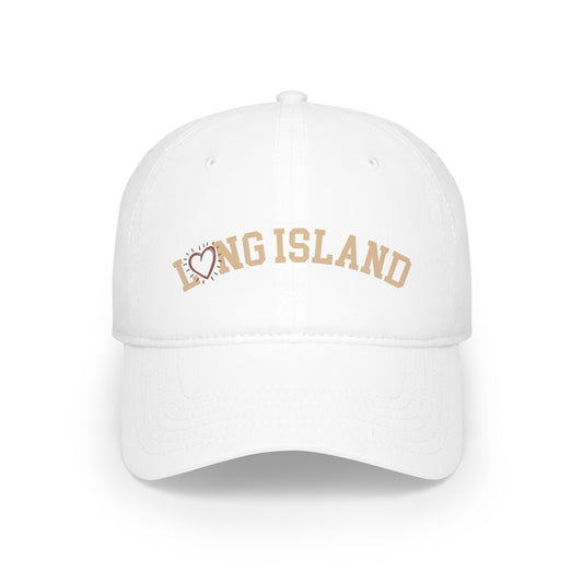 Long Island Love - Collegiate Heart Baseball Cap