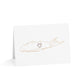 Long Island Love - Map Heart - Greeting Cards (10pcs)