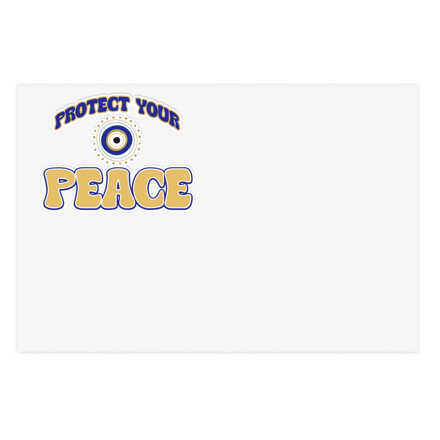 Good Vibes -  Peace - Holographic Sticker