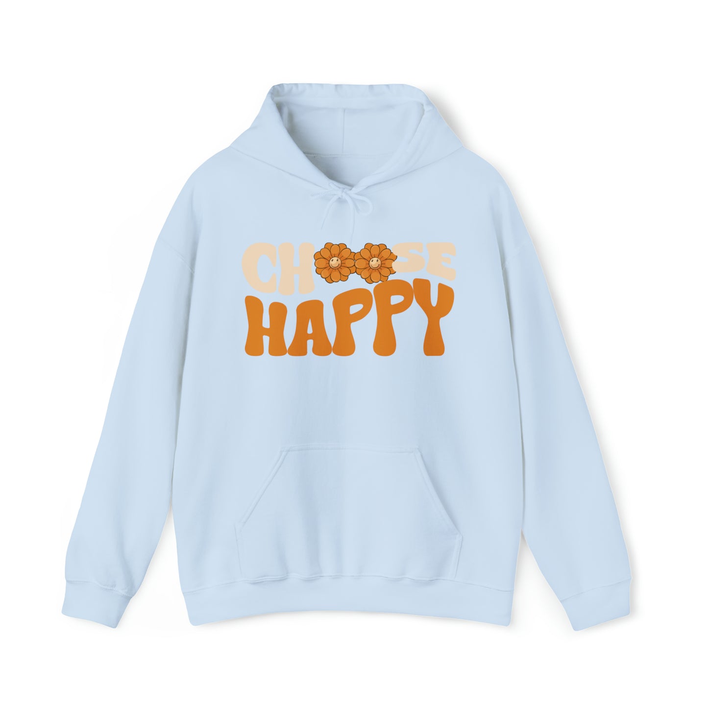 Good Vibes -  Choose Happy - Hooded Sweatshirt