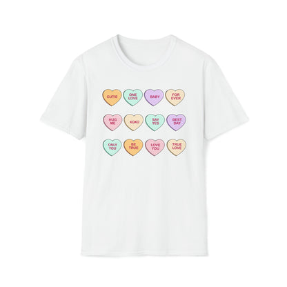 V Day -  Conversation Hearts T-Shirt