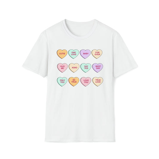 V Day -  Conversation Hearts T-Shirt
